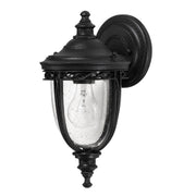 English Bridle Small Wall Lantern - Black Finish