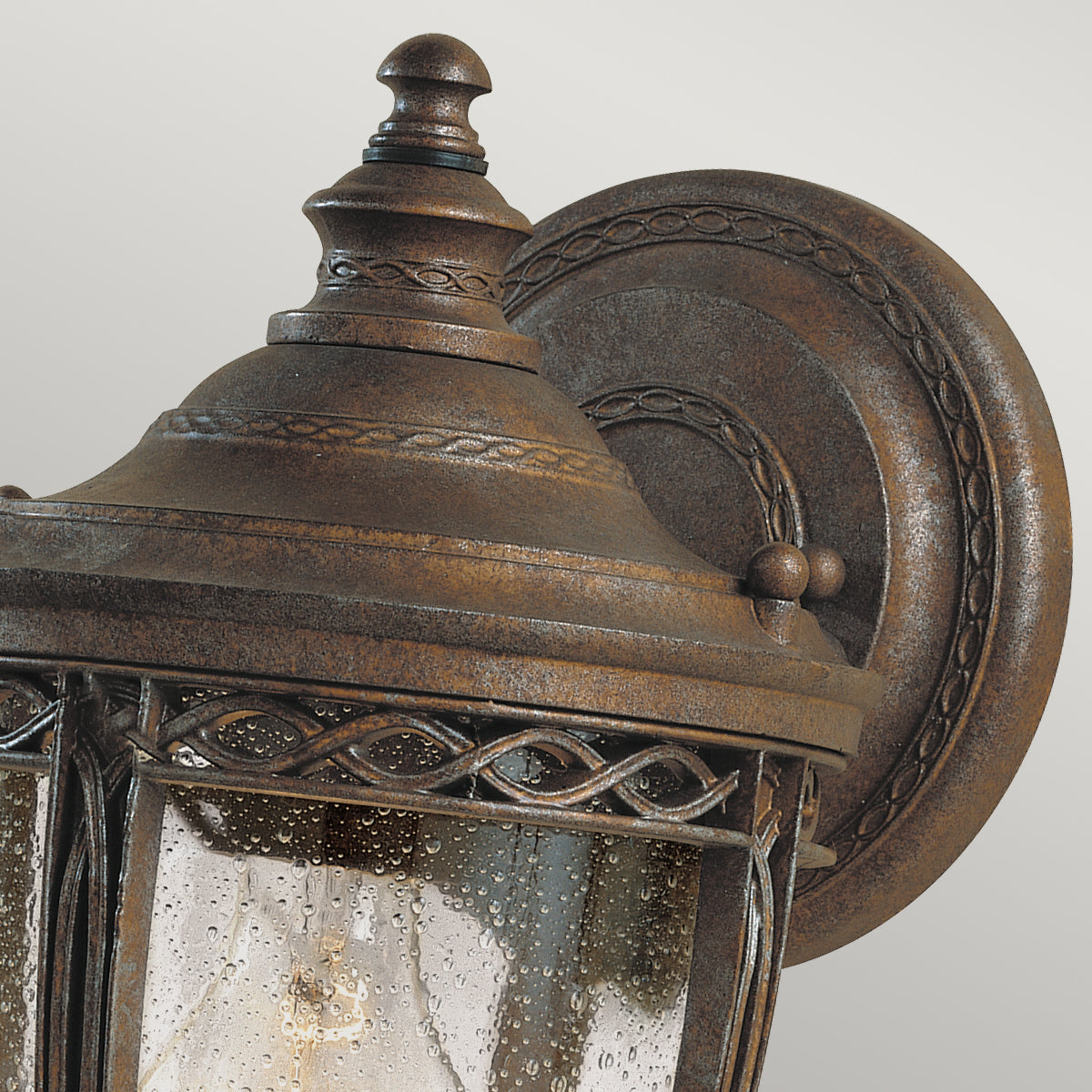 English Bridle Small Wall Lantern - British Bronze Finish
