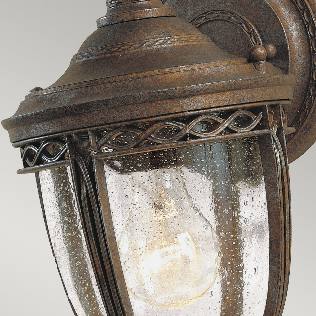English Bridle Small Wall Lantern - British Bronze Finish