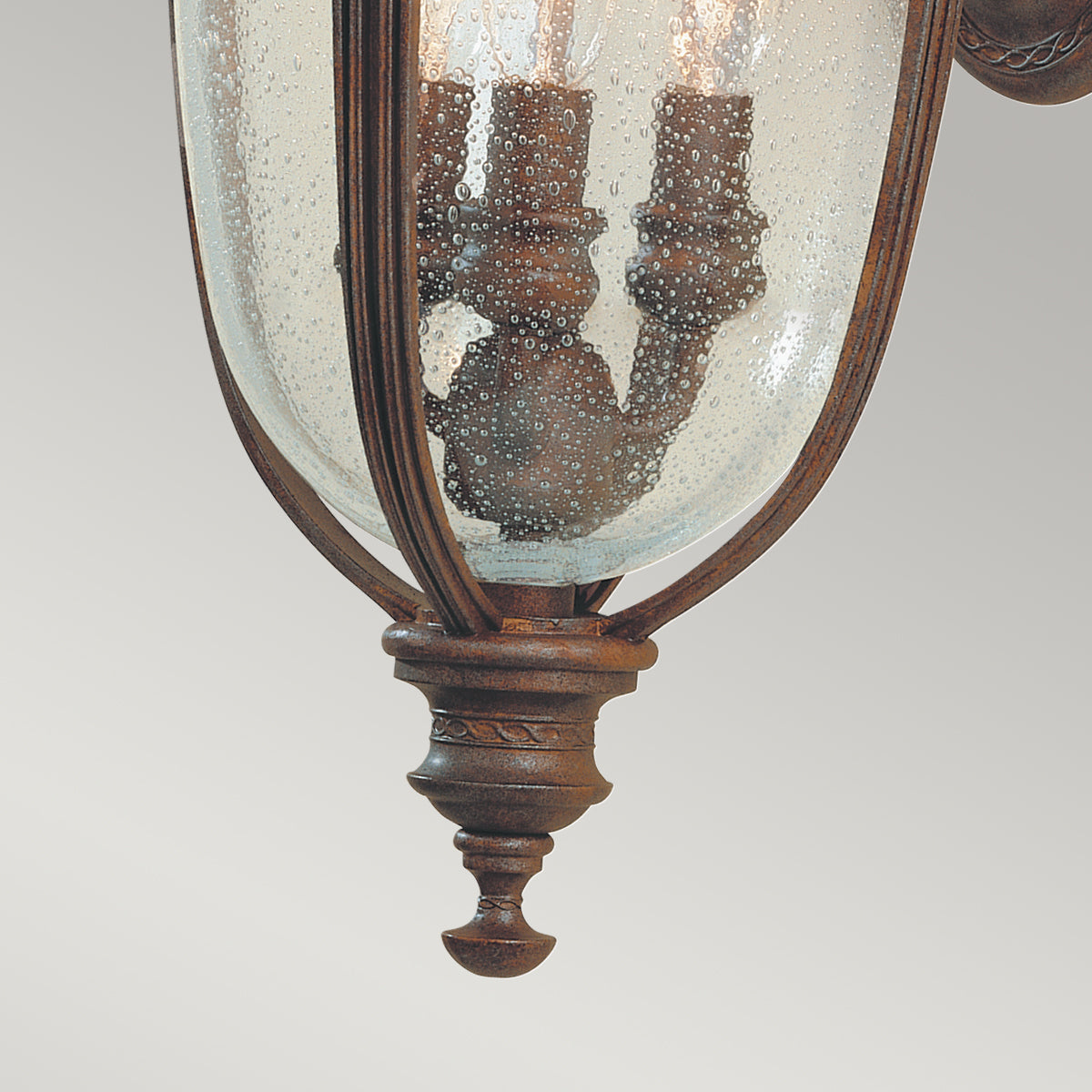 English Bridle Medium Wall Lantern - British Bronze Finish