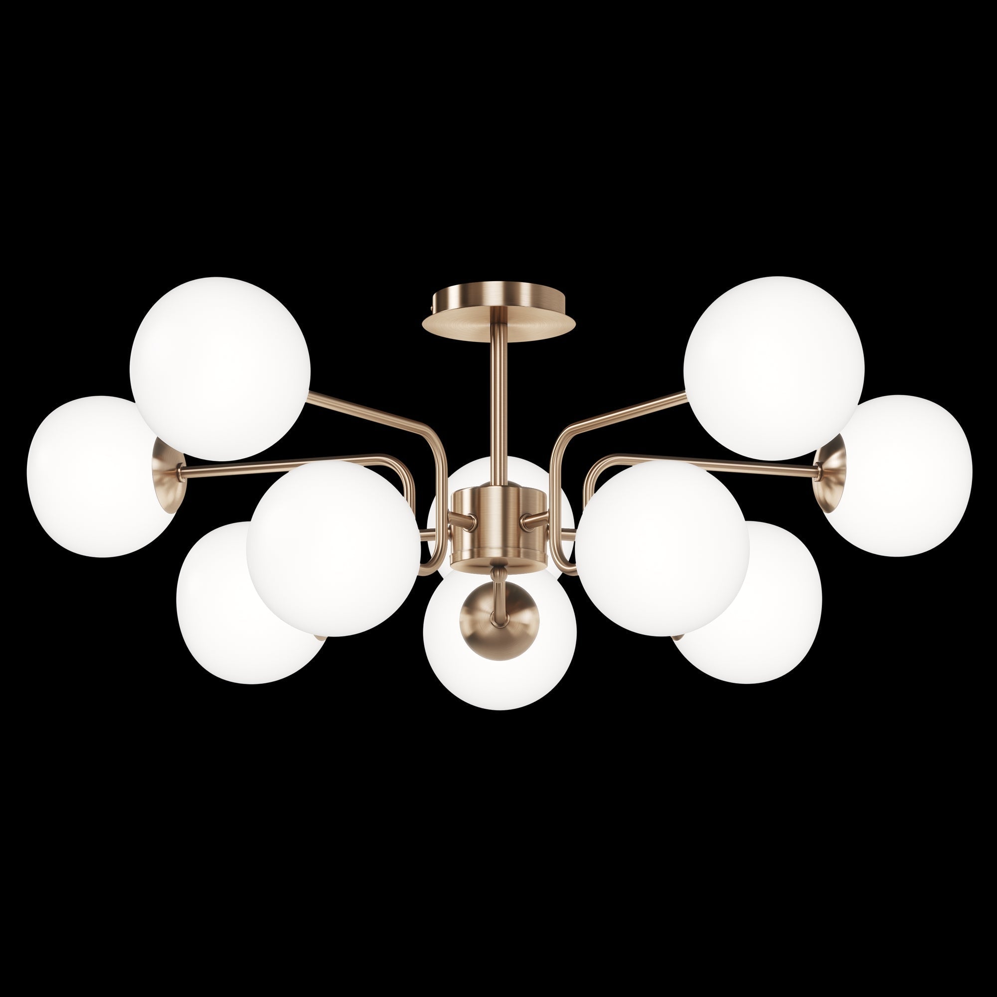 Erich 10lt Semi Flush Ceiling Light