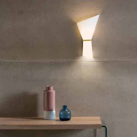 Perla Wall Light- Chrome/ Brass Finishes
