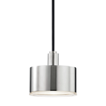 Nora 1Lt Pendant- Aged Brass/ Polished Nickel