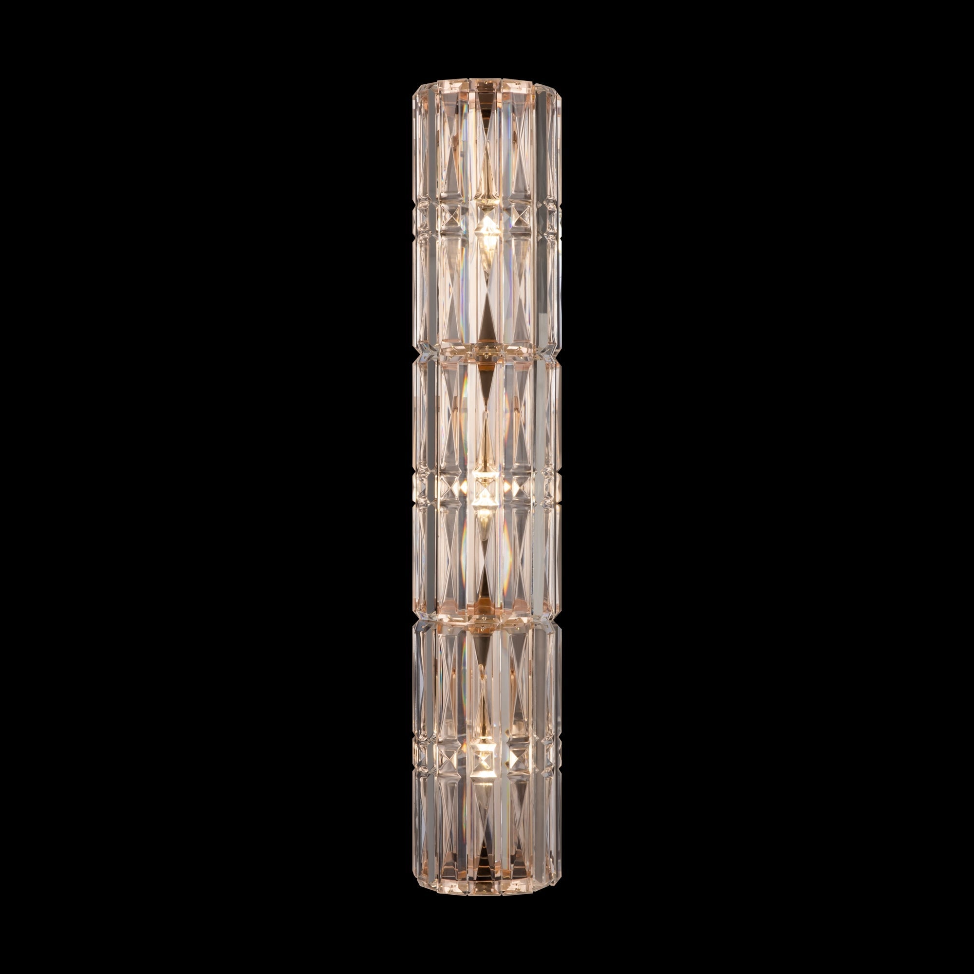 Facet 1lt/3lt Wall Light - Chrome/Gold
