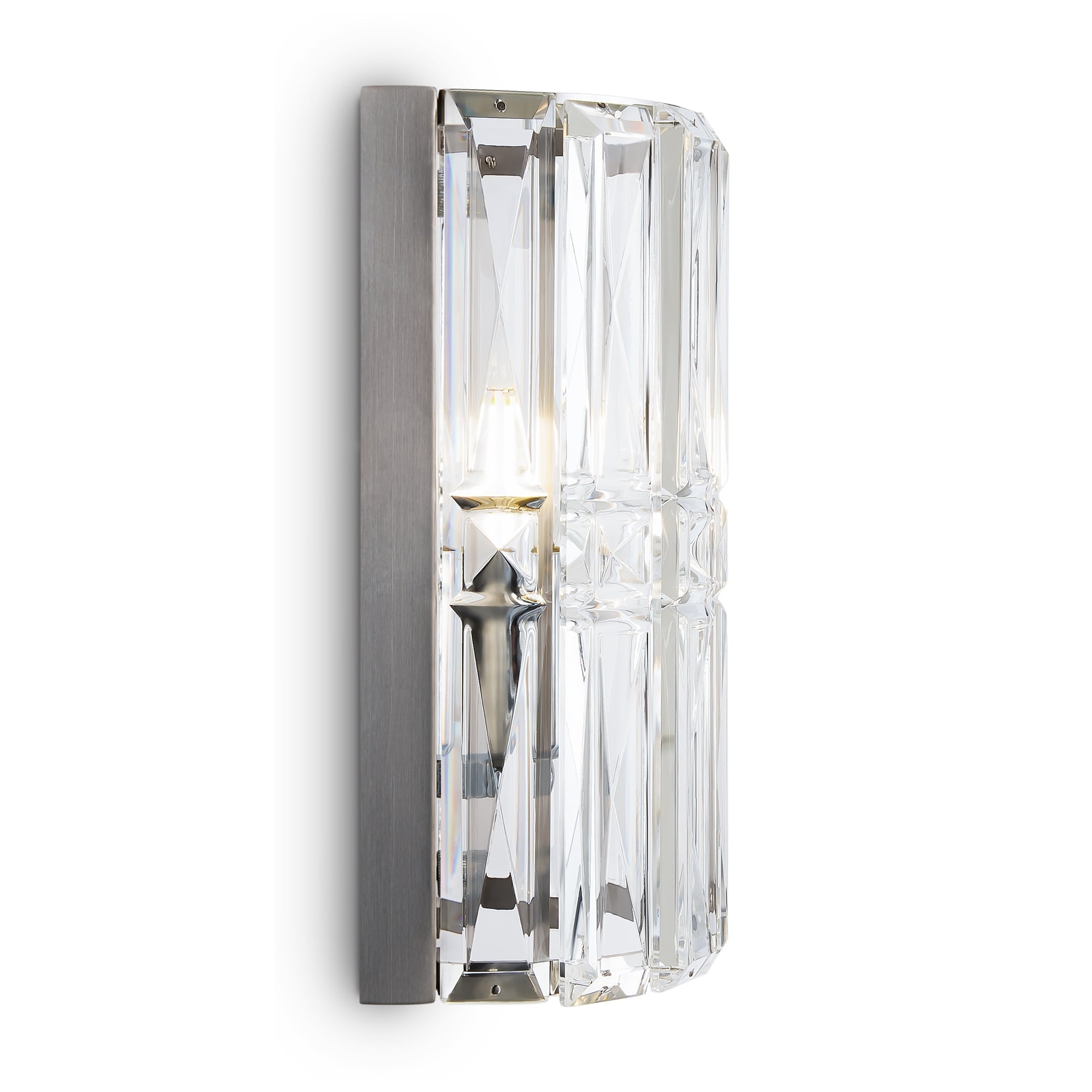 Facet 1lt/3lt Wall Light - Chrome/Gold