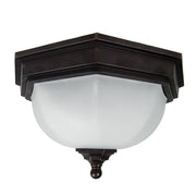 Fairford Flush Lantern – Old Bronze Finish