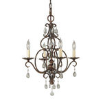 Chateau 4/6 Light Chandelier - Mocha Bronze