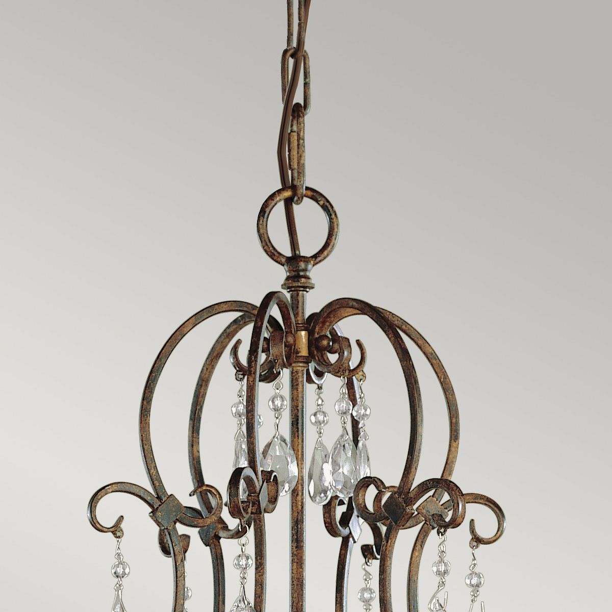 Chateau 4/6 Light Chandelier - Mocha Bronze