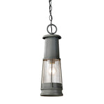 Chelsea Harbor 1 Light Chain Lantern - Storm Cloud IP23 E27