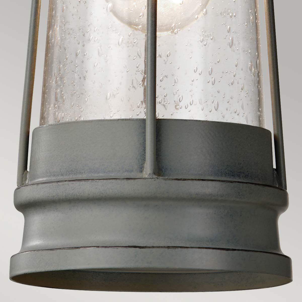 Chelsea Harbor 1 Light Chain Lantern - Storm Cloud IP23 E27