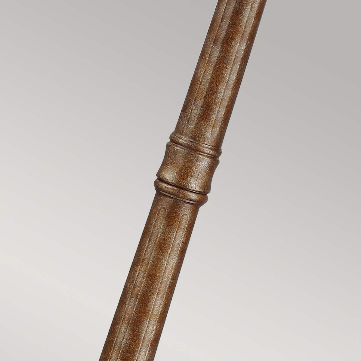 English Bridle 3 Light Medium/Large Pillar Lantern - Black/British Bronze IP44 E14