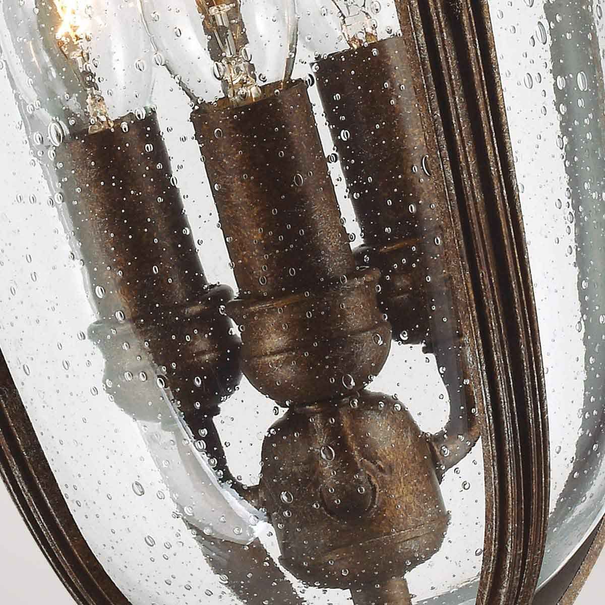 English Bridle 3 Light Large Chain Lantern - Various & Size Finish IP44 E14
