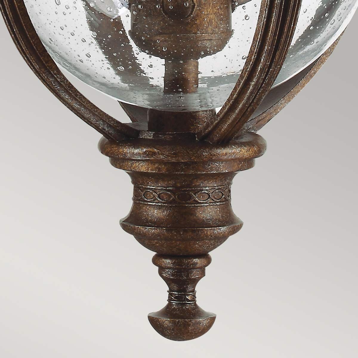 English Bridle 3 Light Large Chain Lantern - Various & Size Finish IP44 E14