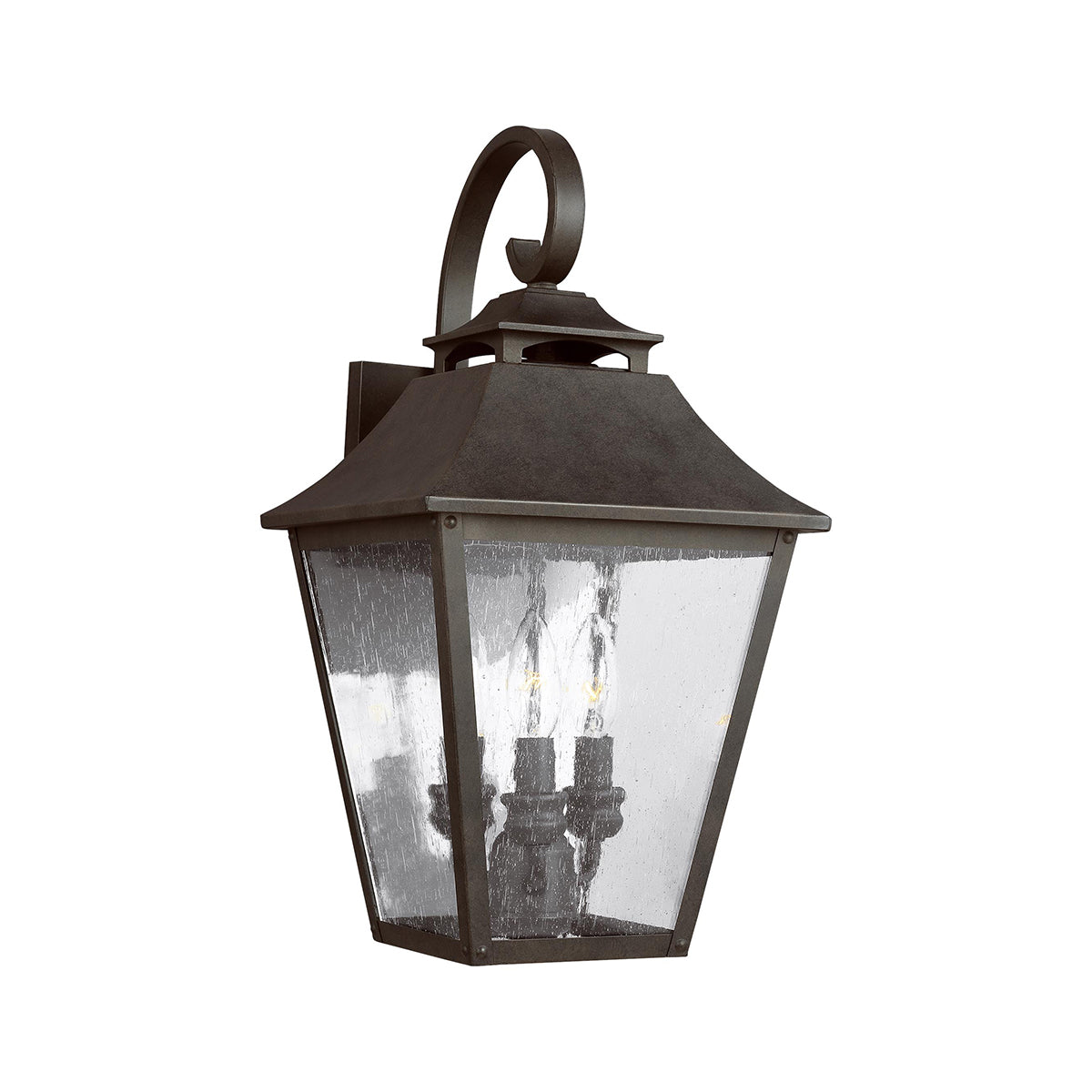 Galena Large Wall Lantern - Sable Finish