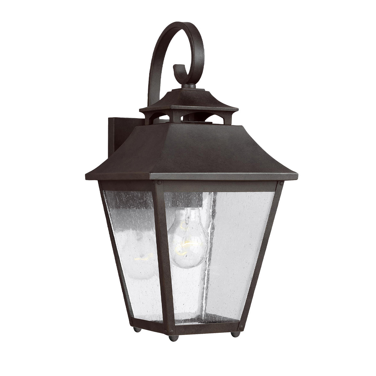 Galena Medium Wall Lantern - Sable Finish