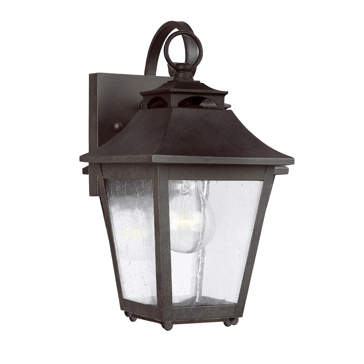Galena Small Wall Lantern - Sable Finish
