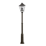 Galena 4 Light Lamp Post - Sable IP44  E14