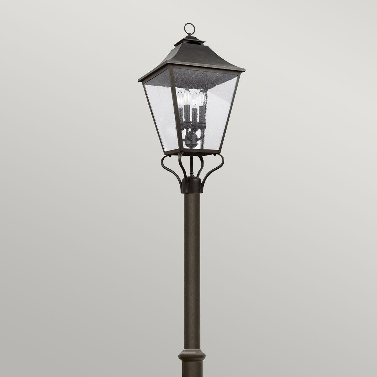 Galena 4 Light Lamp Post - Sable IP44  E14