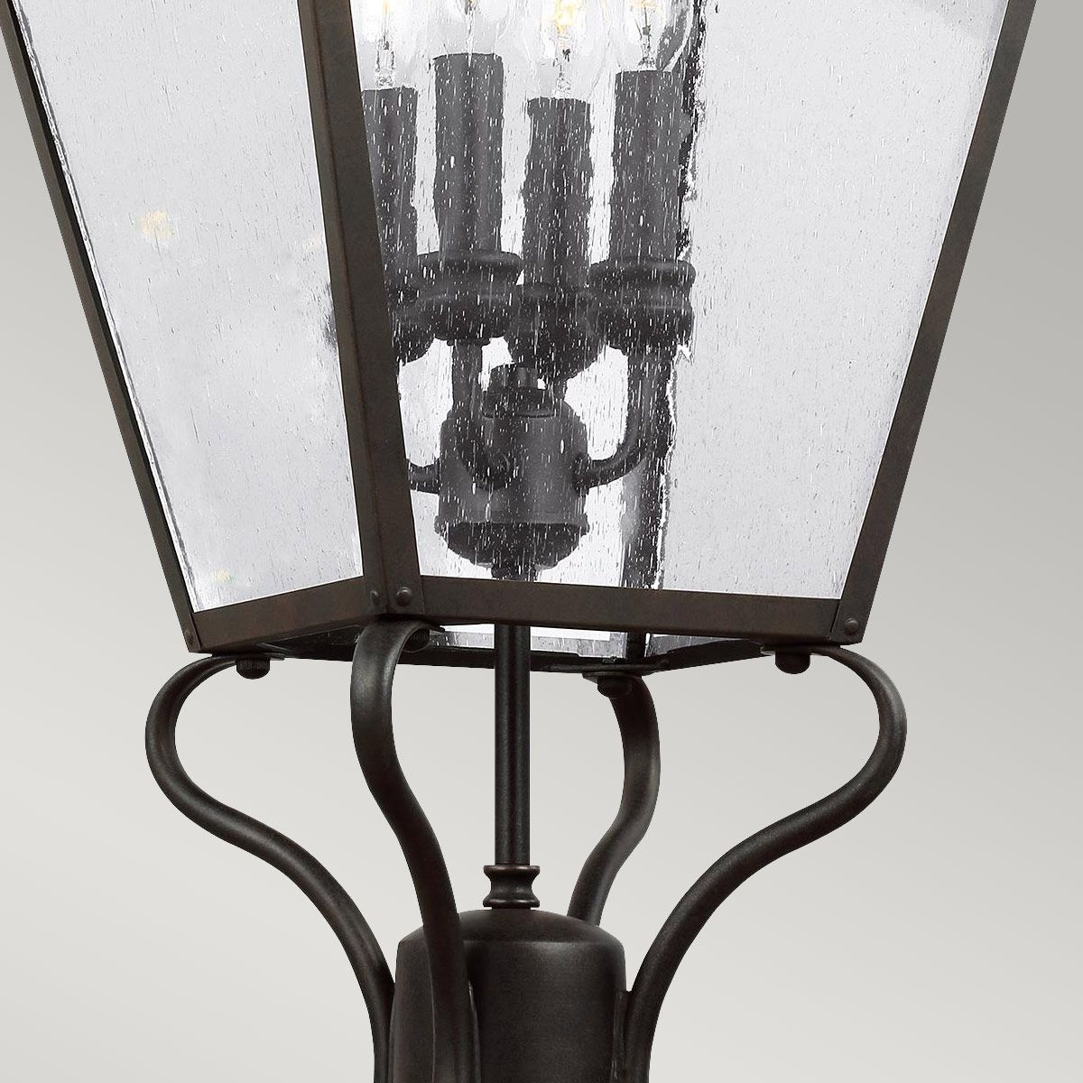 Galena 4 Light Lamp Post - Sable IP44  E14