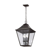 Galena 4 Light Chain Lantern - Sable IP44 E14