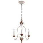 Hartsville 3/5Lt Multi-Arm Pendant - Chalk Washed Beechwood