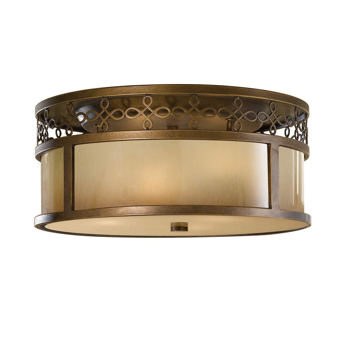 Justine 3 Light Flush - Astral Bronze E27