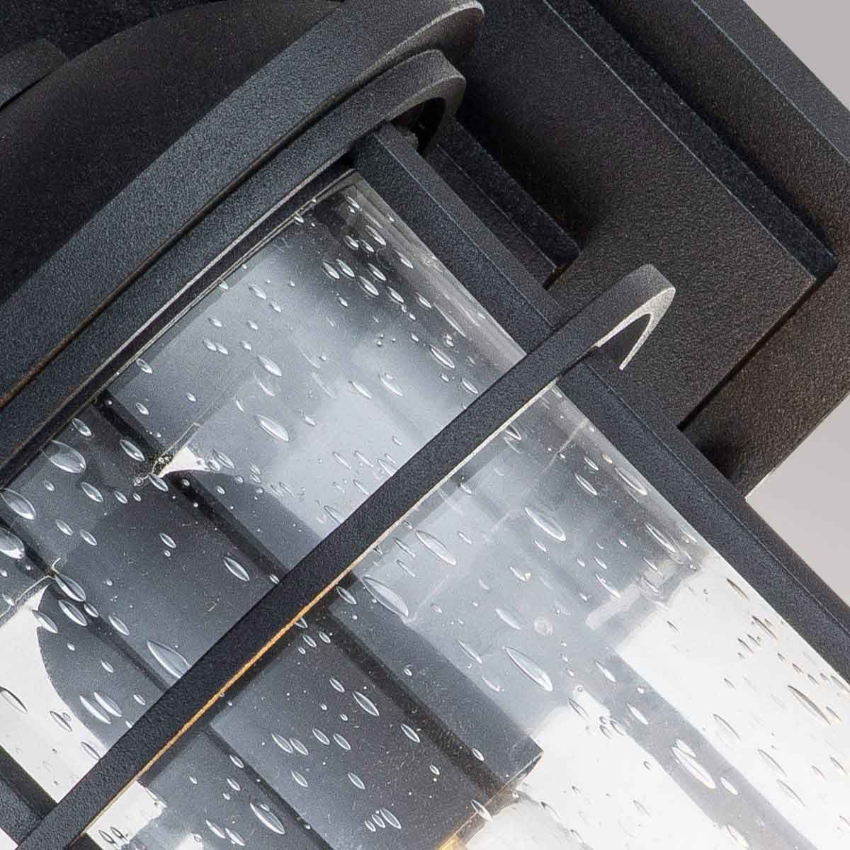 Lighthouse 1 Light Small/Medium Outdoor Lantern - Black E27 IP44