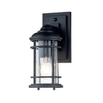 Lighthouse 1 Light Small/Medium Outdoor Lantern - Black E27 IP44