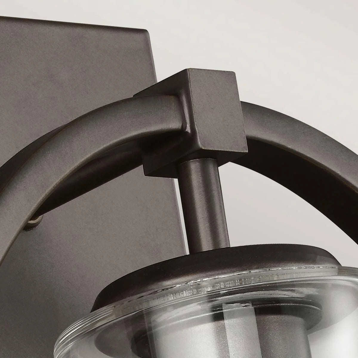 Marlena 1 Light Wall Light - Antique Bronze/Polished Chrome