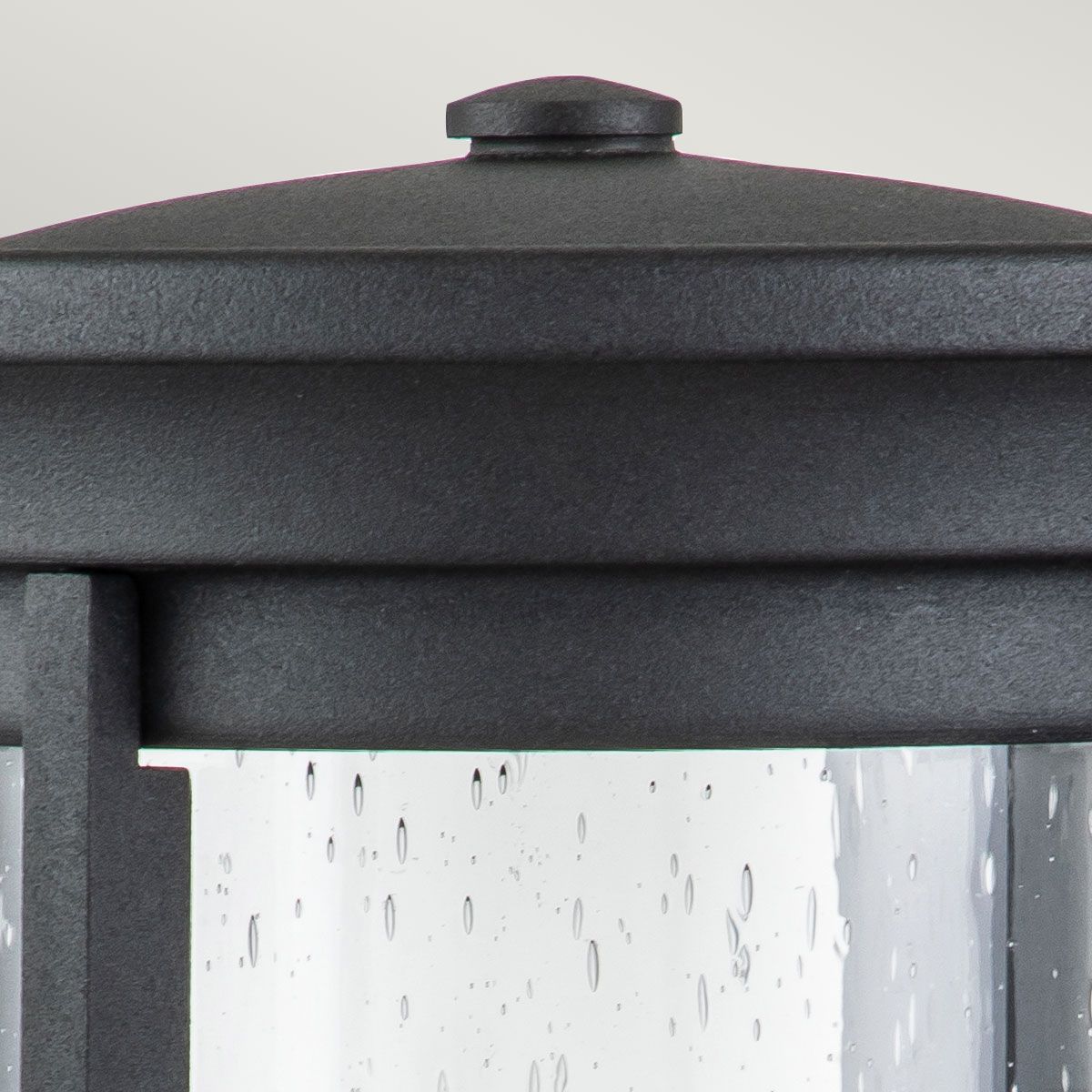 Merrill 1 Light Small Wall Lantern - Black E27 IP44