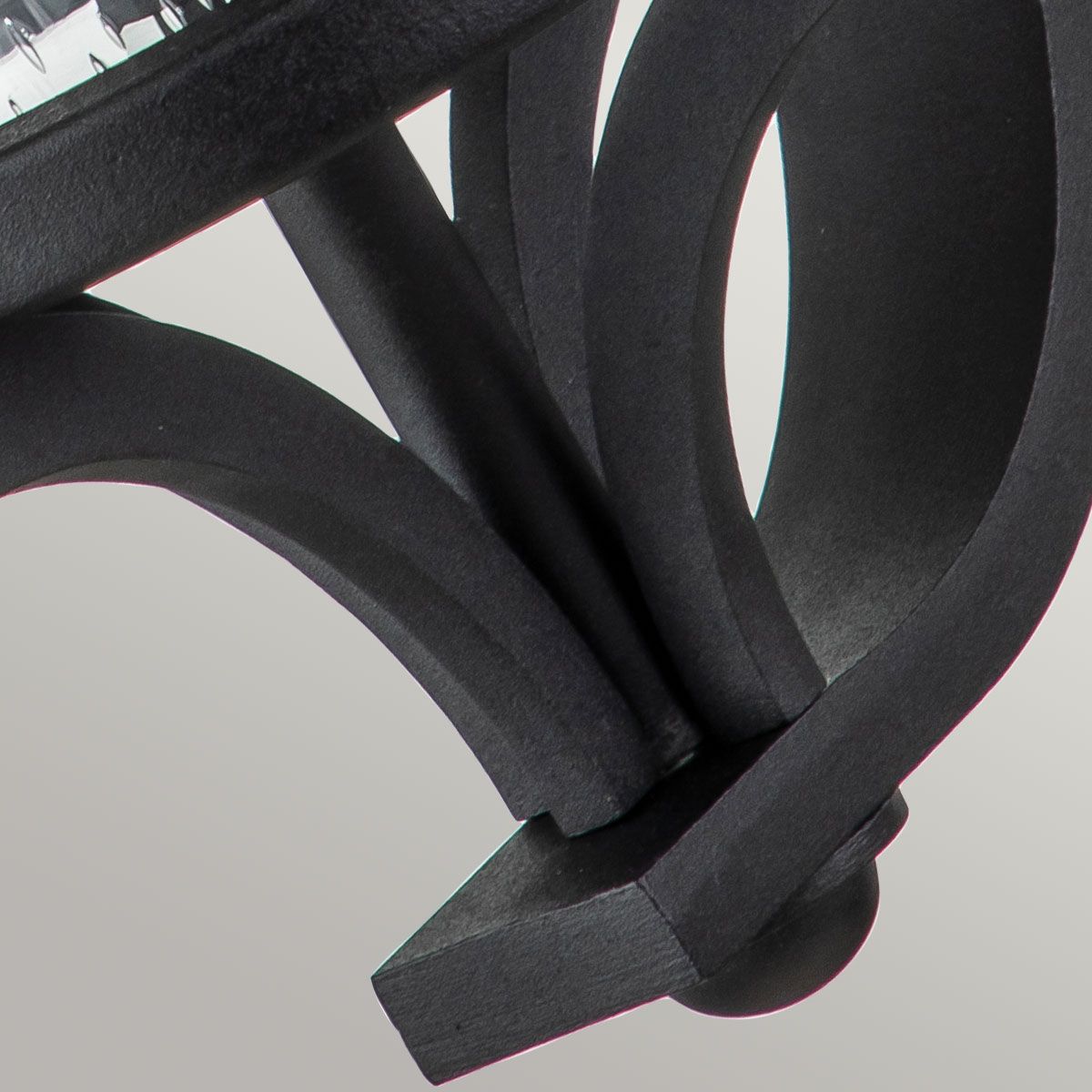 Merrill 1 Light Small Wall Lantern - Black E27 IP44