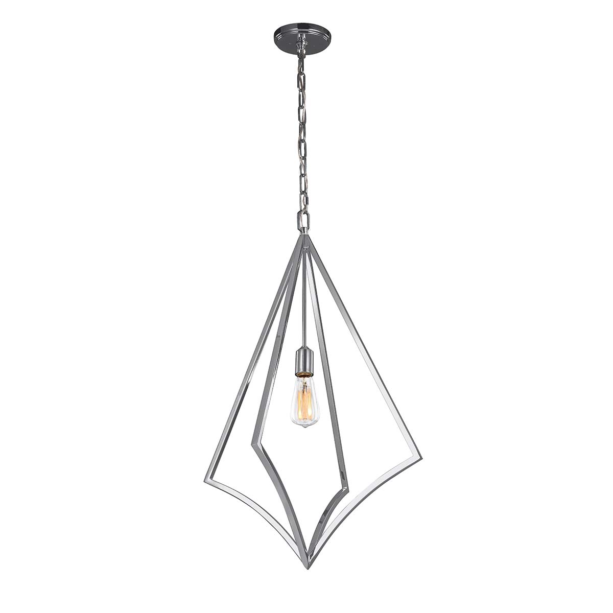 Nico 1 Light Pendant - Brass
