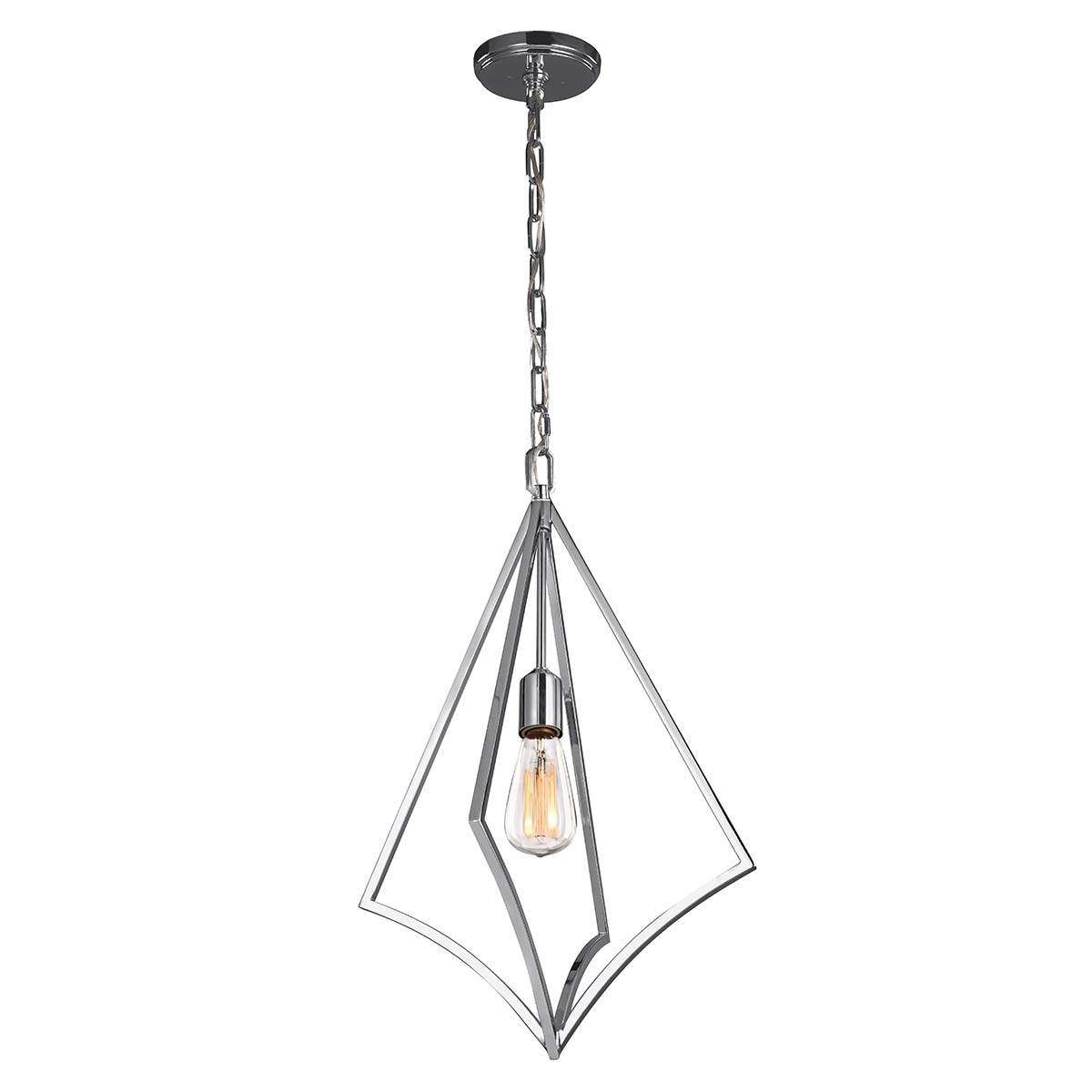 Nico 1 Light Pendant - Brass