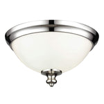 Parkman 2 Light Flush - Polished Nickel E27