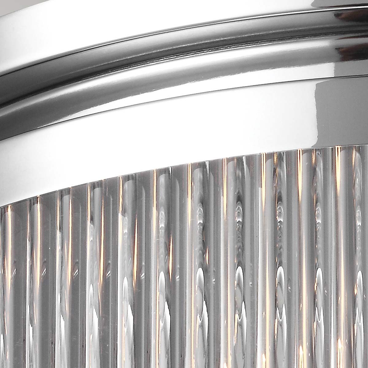 Paulson 2/3Lt Flush Ceiling Light IP44 – Chrome