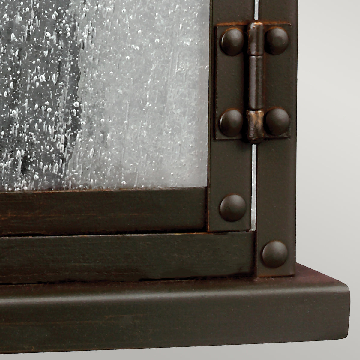 Pediment 2Lt Small Wall Lantern - Copper Finish