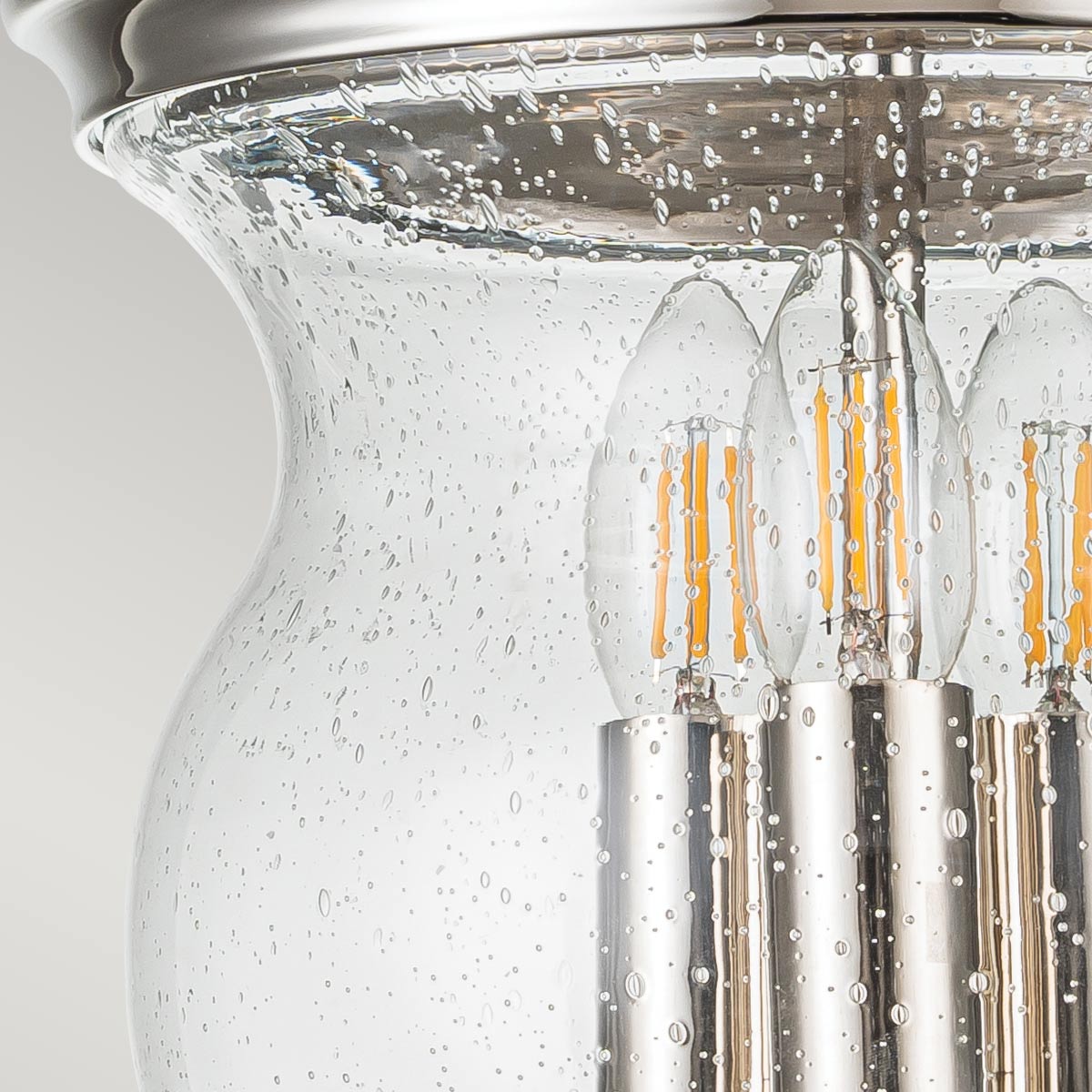 Pickering Lane 3 Light Semi-Flush - In Various Finishes E14