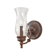 Pickering Lane 1/2Lt Wall Light - Heritage Bronze IP20 E14