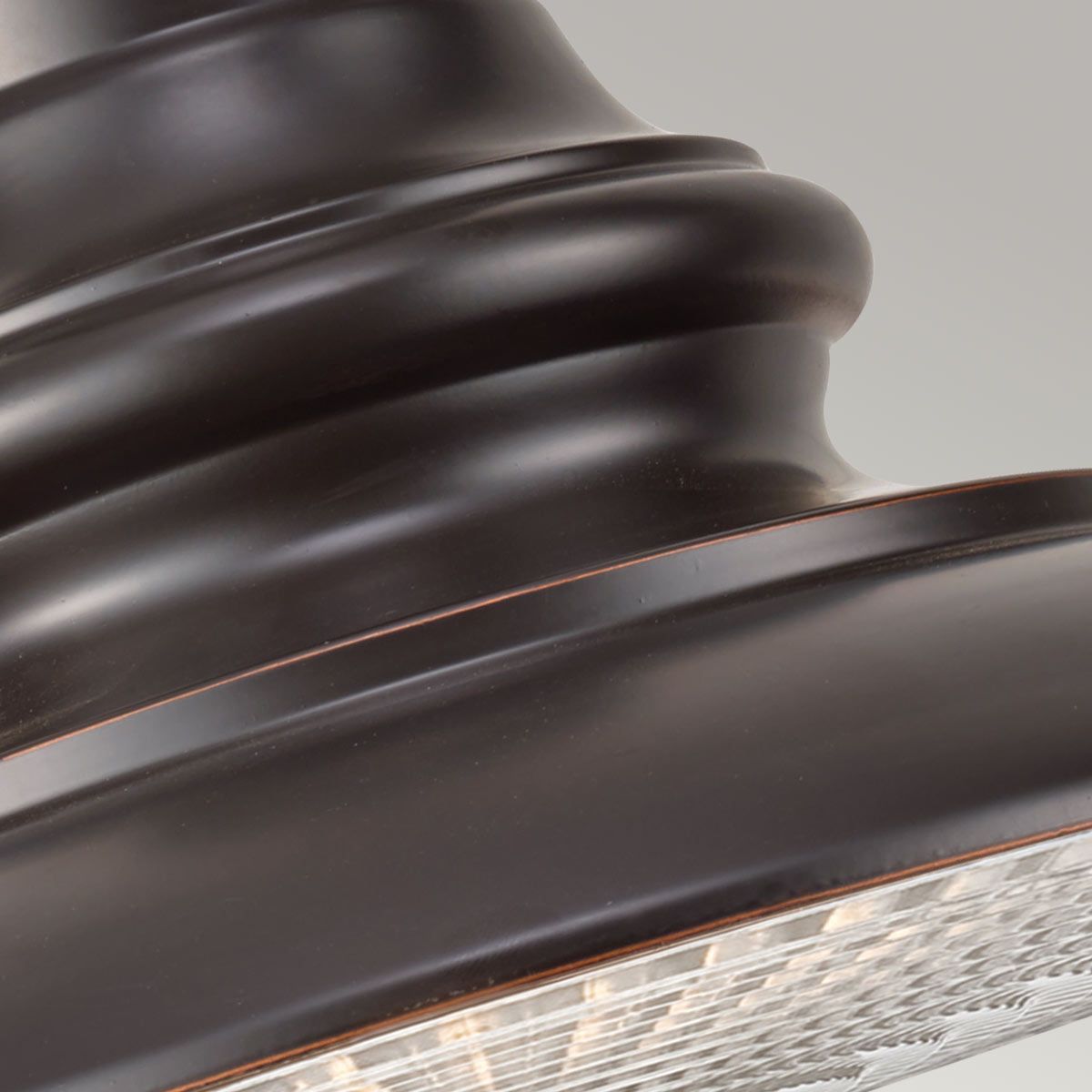 Redding Station 1 Light Medium Chain Lantern - Painted Distressed Bronze/Restoration Bronze IP44 E27