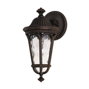 Regent Court 1 Light  Outdoor Wall Lantern - Walnut IP44