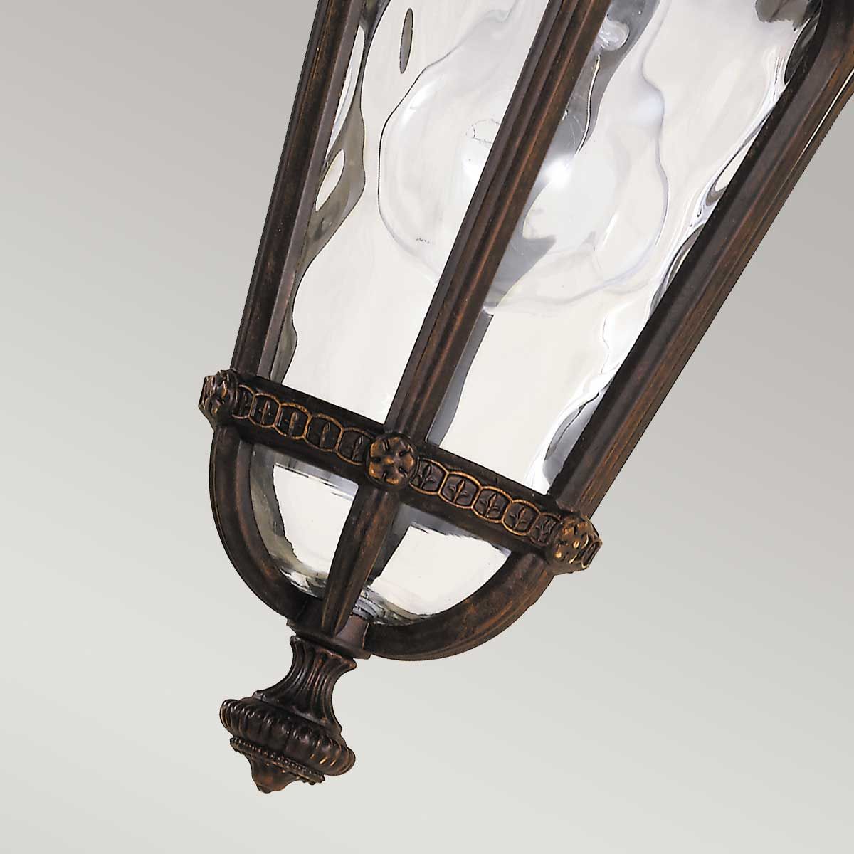 Regent Court 1 Light  Outdoor Wall Lantern - Walnut IP44