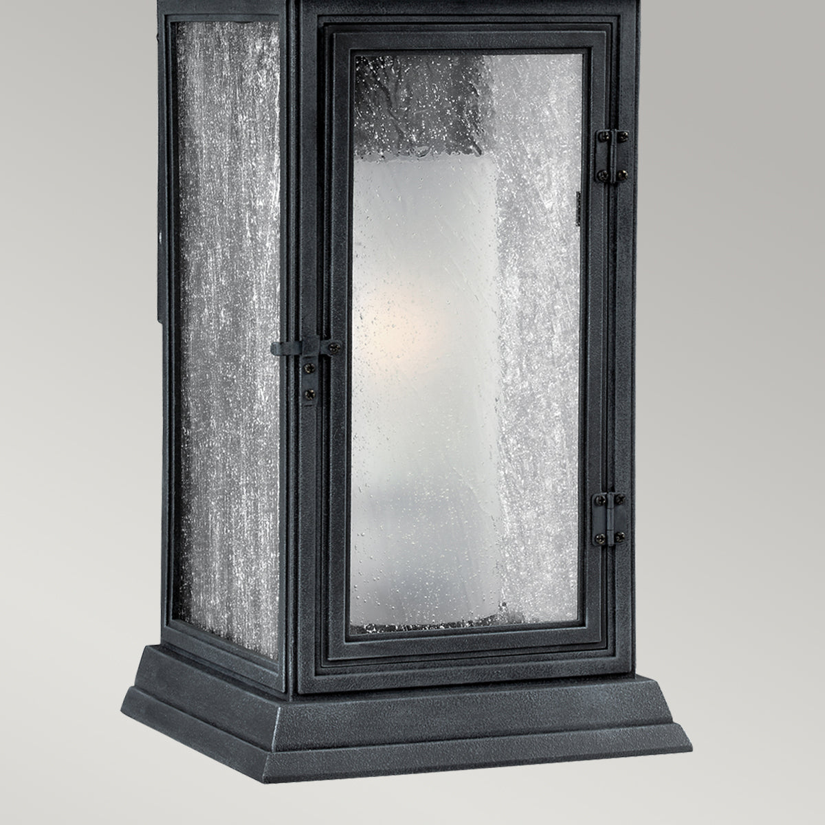 Shepherd Medium Wall Lantern - Dark Weathered Zinc Finish