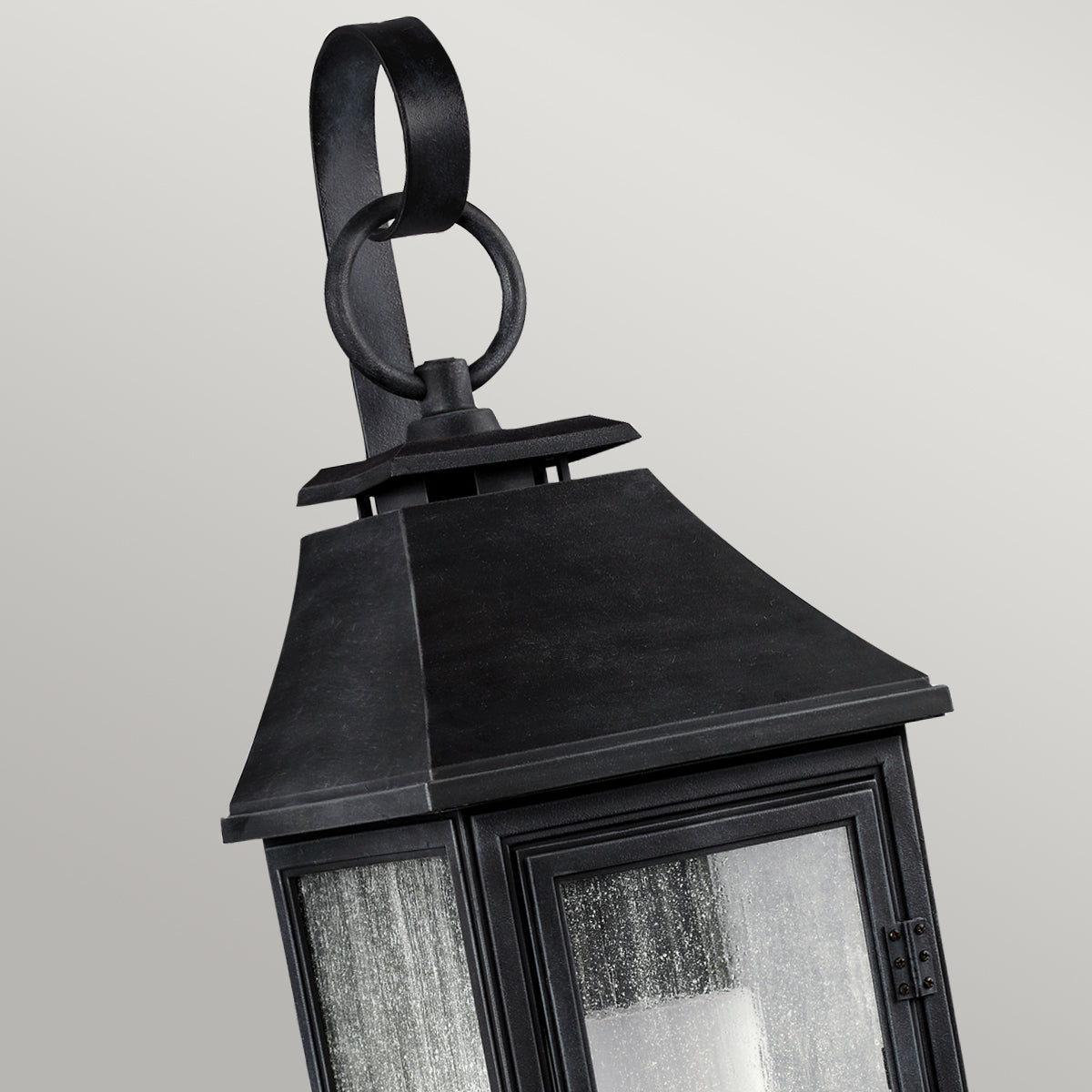 Shepherd Small Wall Lantern - Dark Weathered Zinc Finish