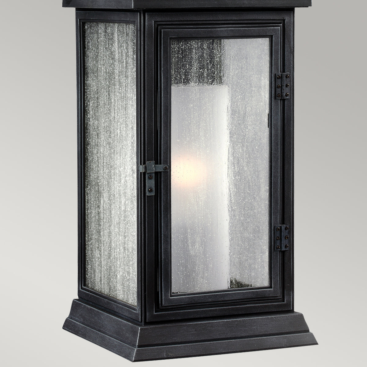 Shepherd Small Wall Lantern - Dark Weathered Zinc Finish