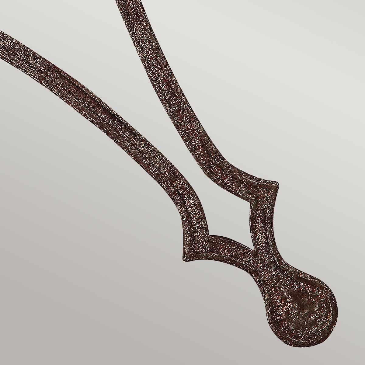 Tilling 1 Light Wall Light – Weathered Iron/Distressed Gold Leaf