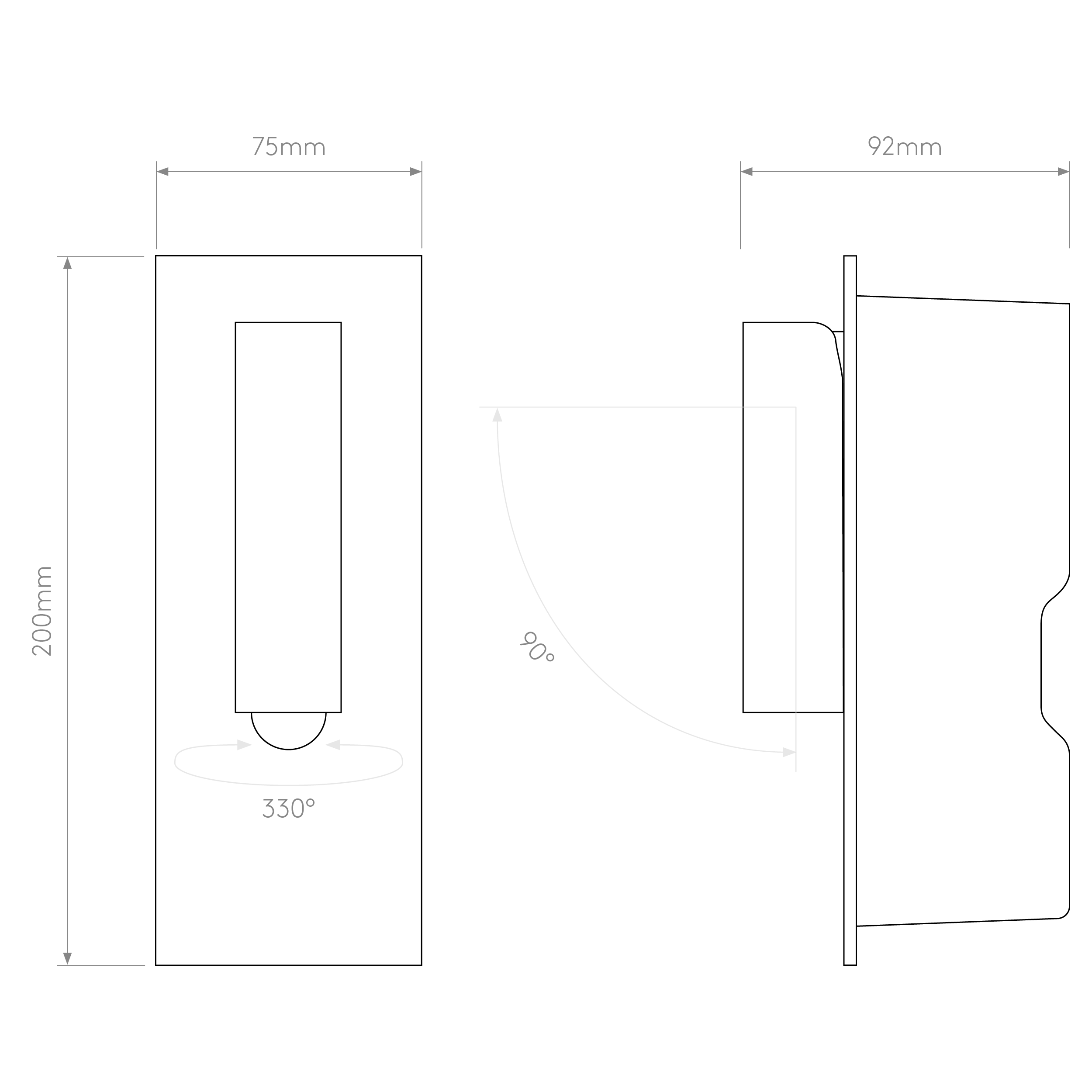Fuse 3 Reading Light - Various Finishes