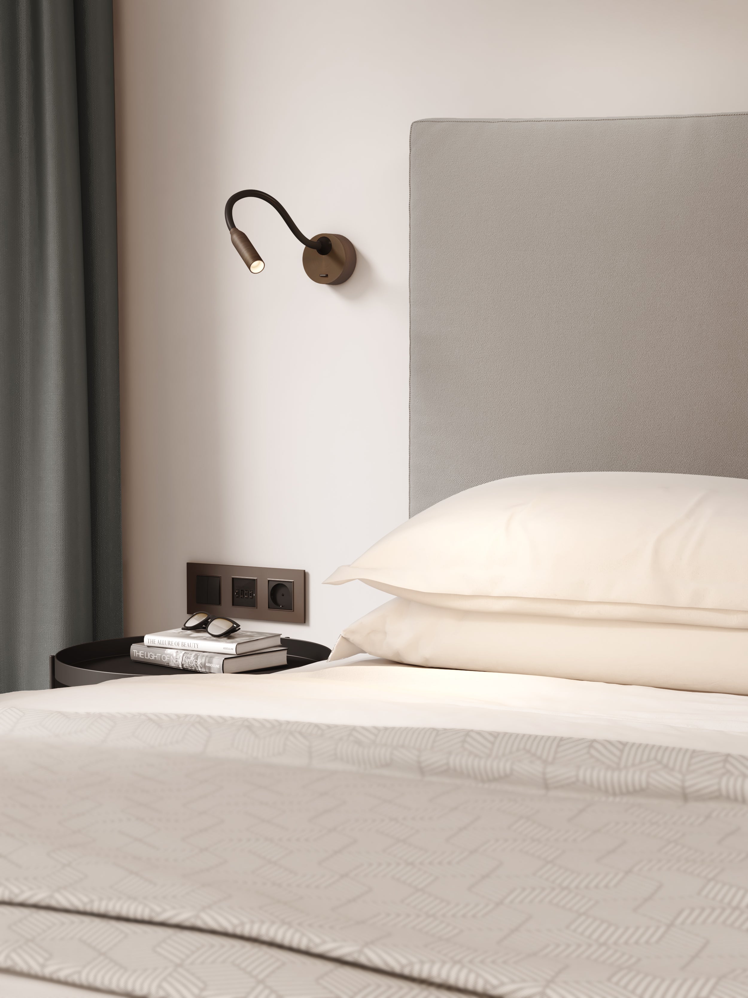 Lucca Surface Reading Light- Various Colors