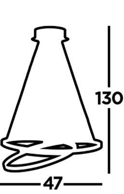 Float Led Ceiling Pendant - Gold Leaf Metal & Opal