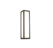Fuerte Anthracite IP54 Outdoor LED Wall Light