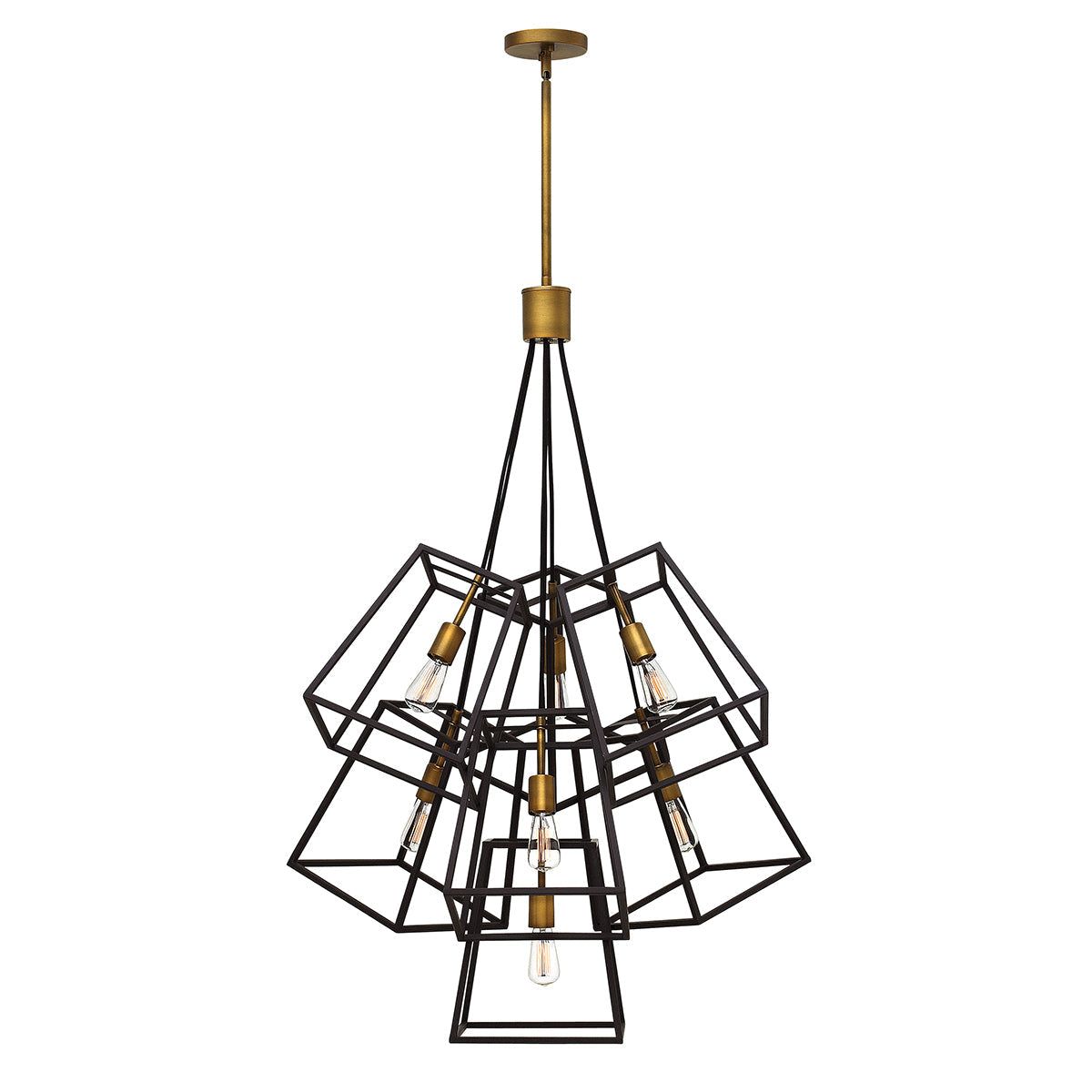 Fulton 7L Cluster Ceiling Light - Bronze Finish